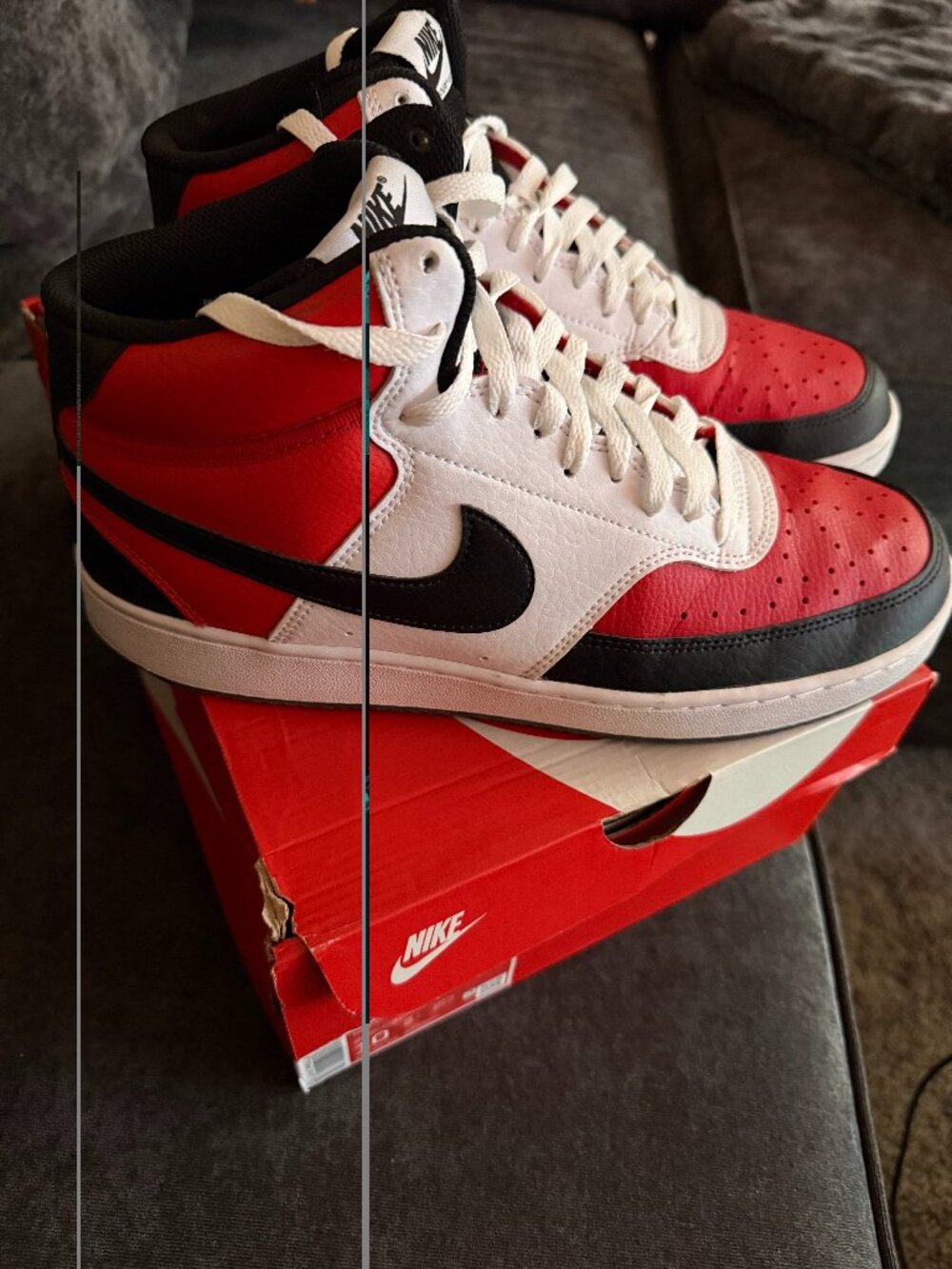 NIKE COURT VISION MID NBA ATHLETIC SHOE SIZE 10